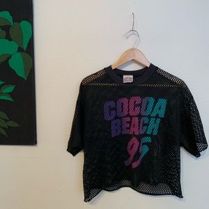 Ron Jon Mesh Crop Top